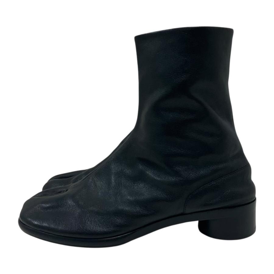 Maison Margiela マルジェラ Tabiブーツ 42 黒 レザー Maison Margiela（メゾンマルジェラ） Maison Margiela TABI 足袋
