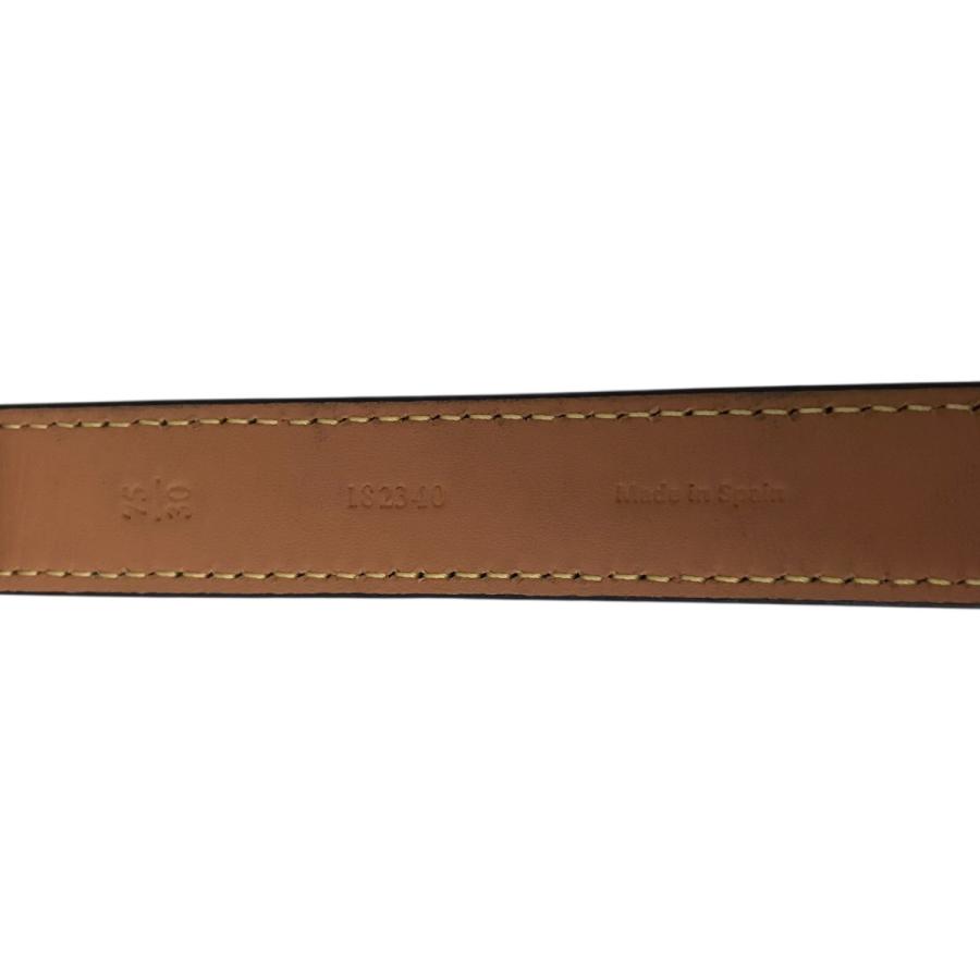 LOEWE（ロエベ） レザーベルト ブラック サイズ：75/30 : カインドオル