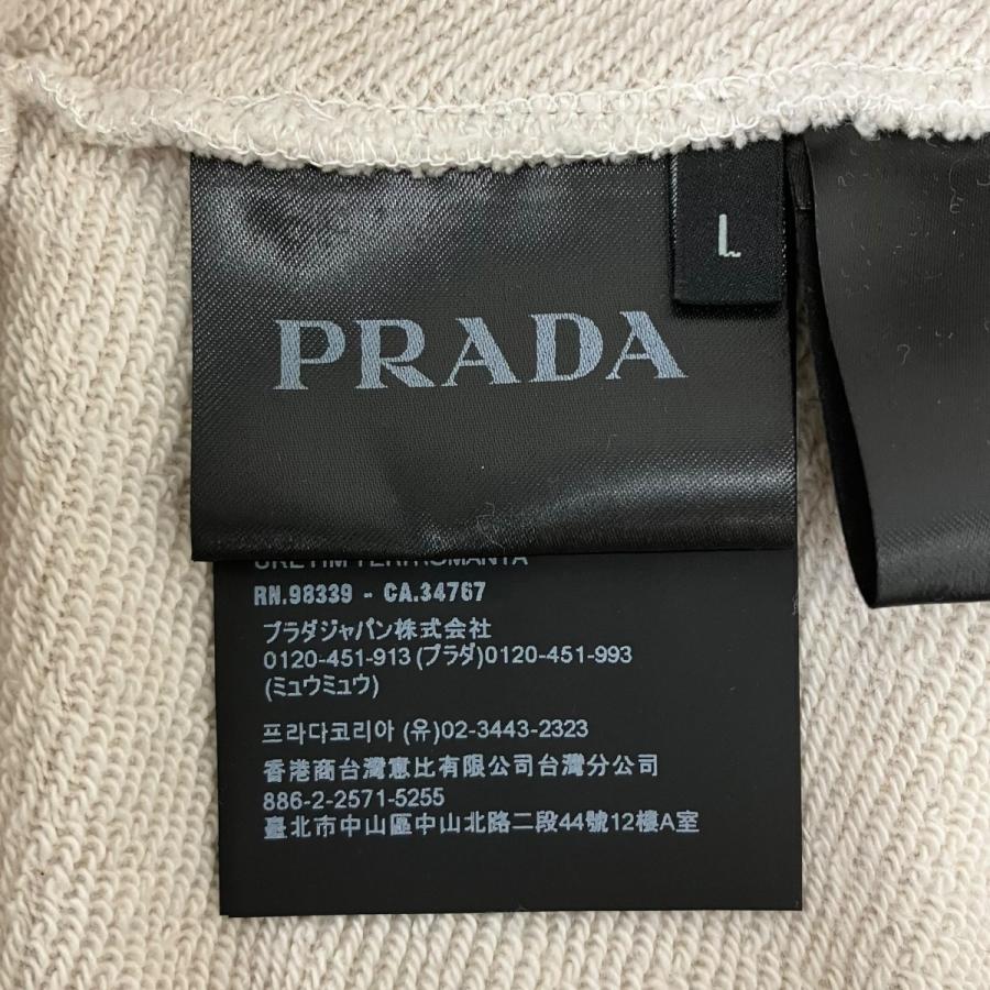 PRADA（プラダ） ハーフジップスウェット グレー サイズ：L