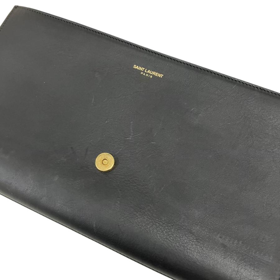 サンローランパリ Saint Laurent Paris クラッチバッグ ブラック