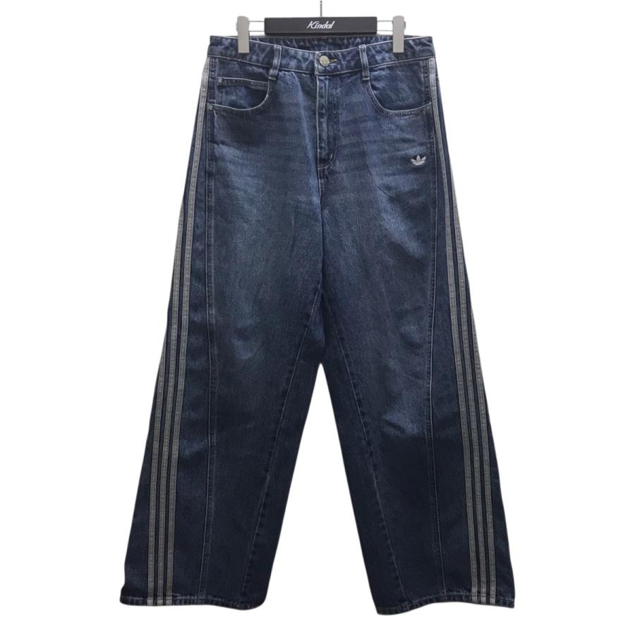 adidas（アディダス） ルーズ デニムパンツ インディゴ サイズ：31 