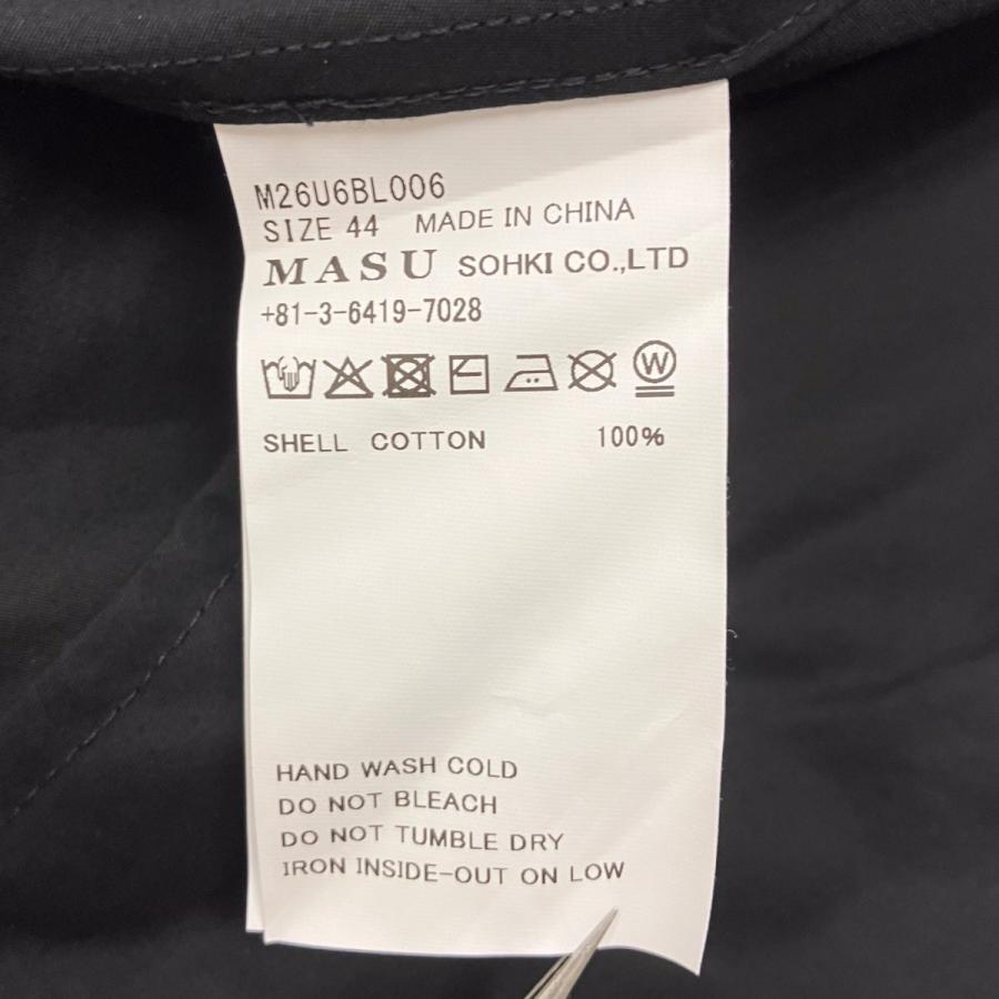 値下げ】MASU 26SS BALLOON SPORTS JACKET ジップジャケット ブラック
