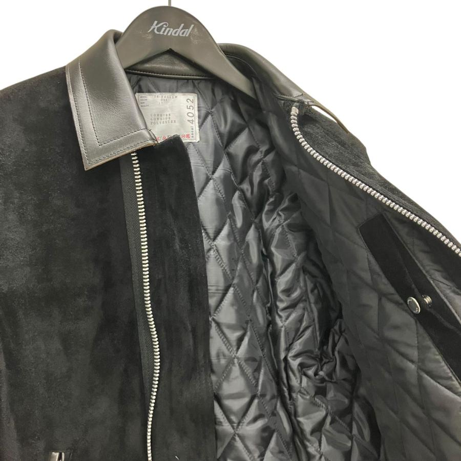 sacai（サカイ） sacai 26AW Suede Blouson スエードブルゾン ブラック