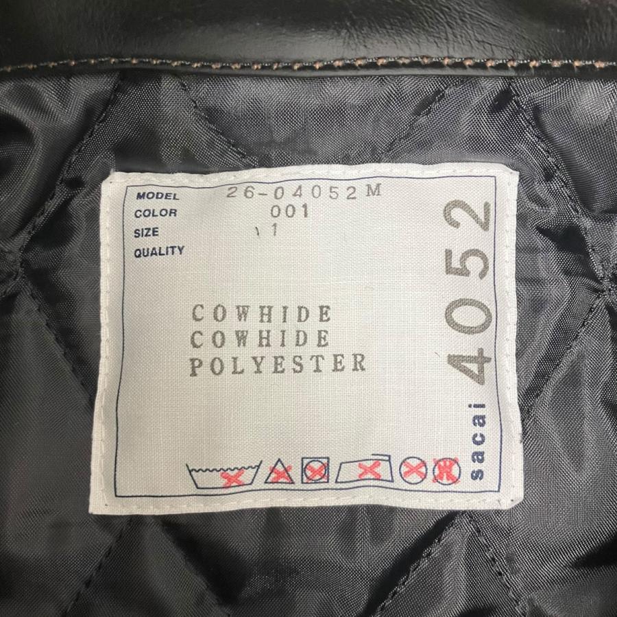 sacai（サカイ） sacai 26AW Suede Blouson スエードブルゾン ブラック