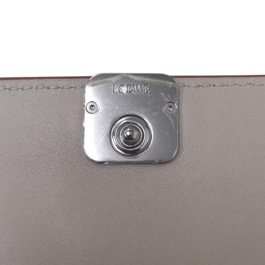 ⭐*︎様 LOEWE ロエベ 三つ折り財布 ベージュ×ピンク LOEWE（ロエベ） LOEWE 3つ折り財布 ピンクベージュ : カインドオル