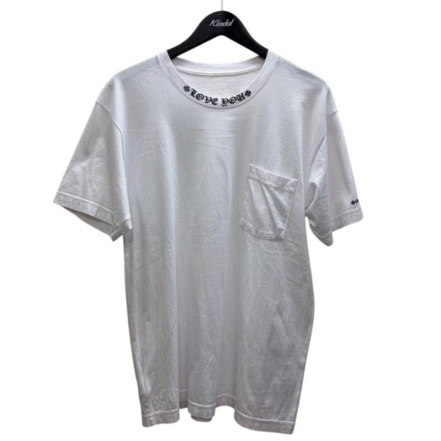 CHROME HEARTS（クロムハーツ） 半袖Tシャツ ホワイト×ブラック サイズ