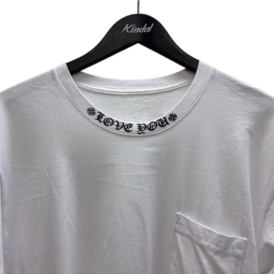 CHROME HEARTS（クロムハーツ） 半袖Tシャツ ホワイト×ブラック サイズ
