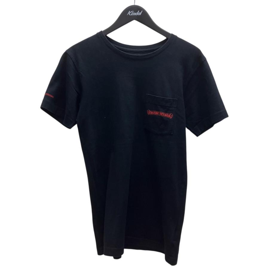 CHROME HEARTS（クロムハーツ） 半袖Tシャツ ブラック×レッド サイズ