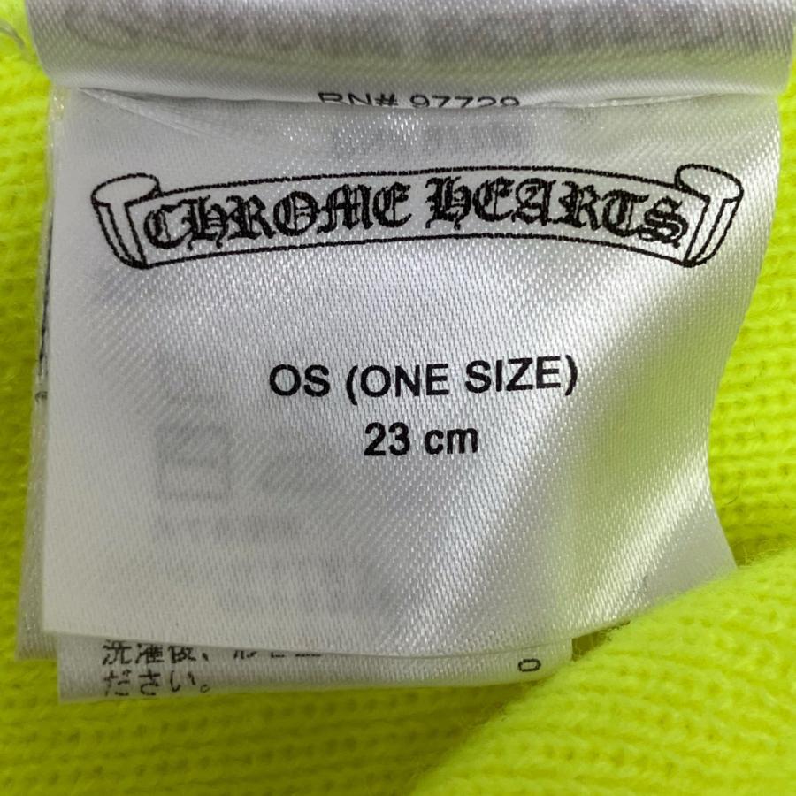 CHROME HEARTS（クロムハーツ） ニットキャップ ネオンイエロー サイズ