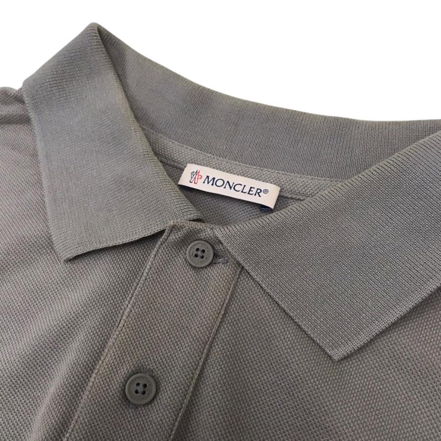 MONCLER（モンクレール） ポロシャツ グレー サイズ：L : カインドオル