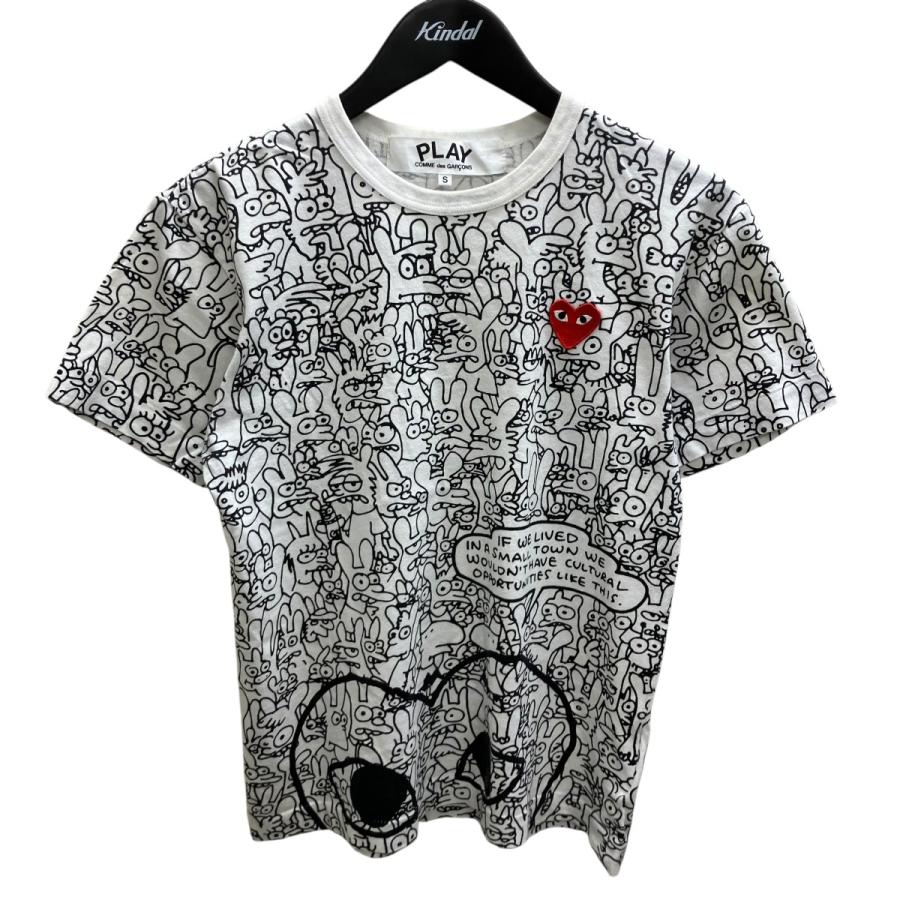 PLAY COMME des GARCONS プレイコムデギャルソン プリントTシャツ 
