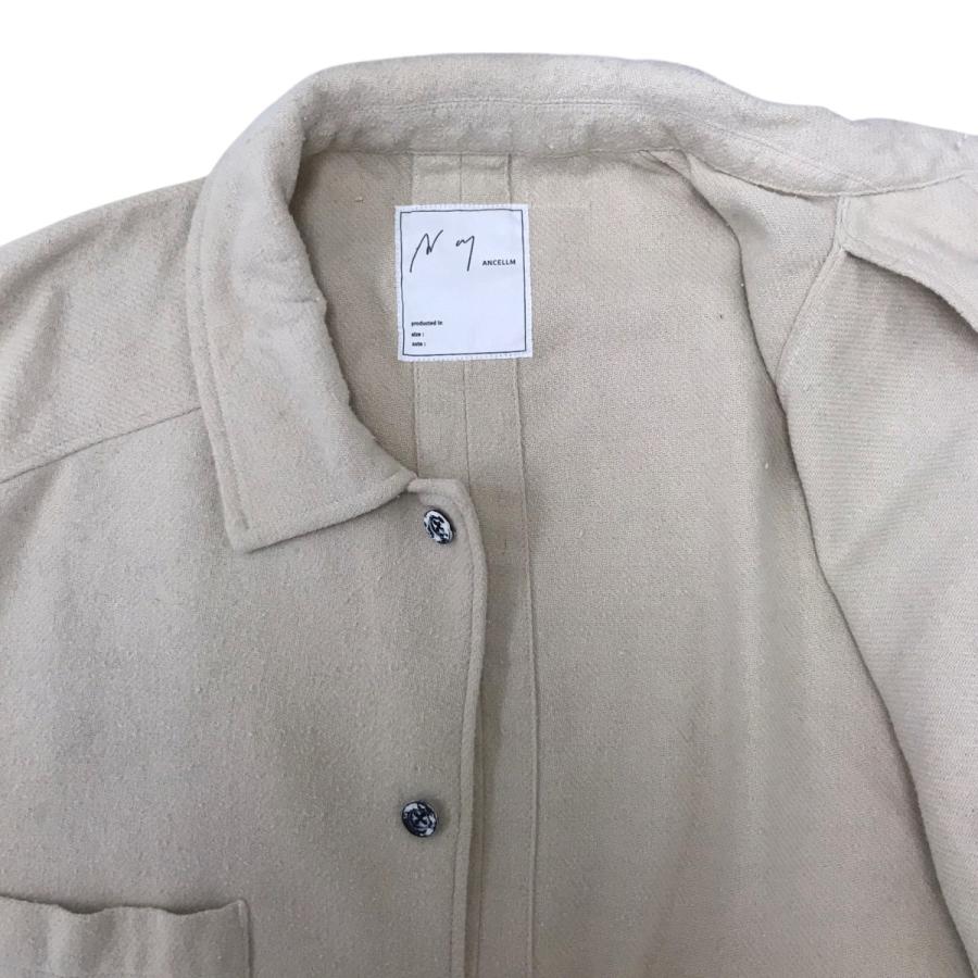 値下げ】ANCELLM PILLING SHIRT JACKET ピリングシャツジャケット