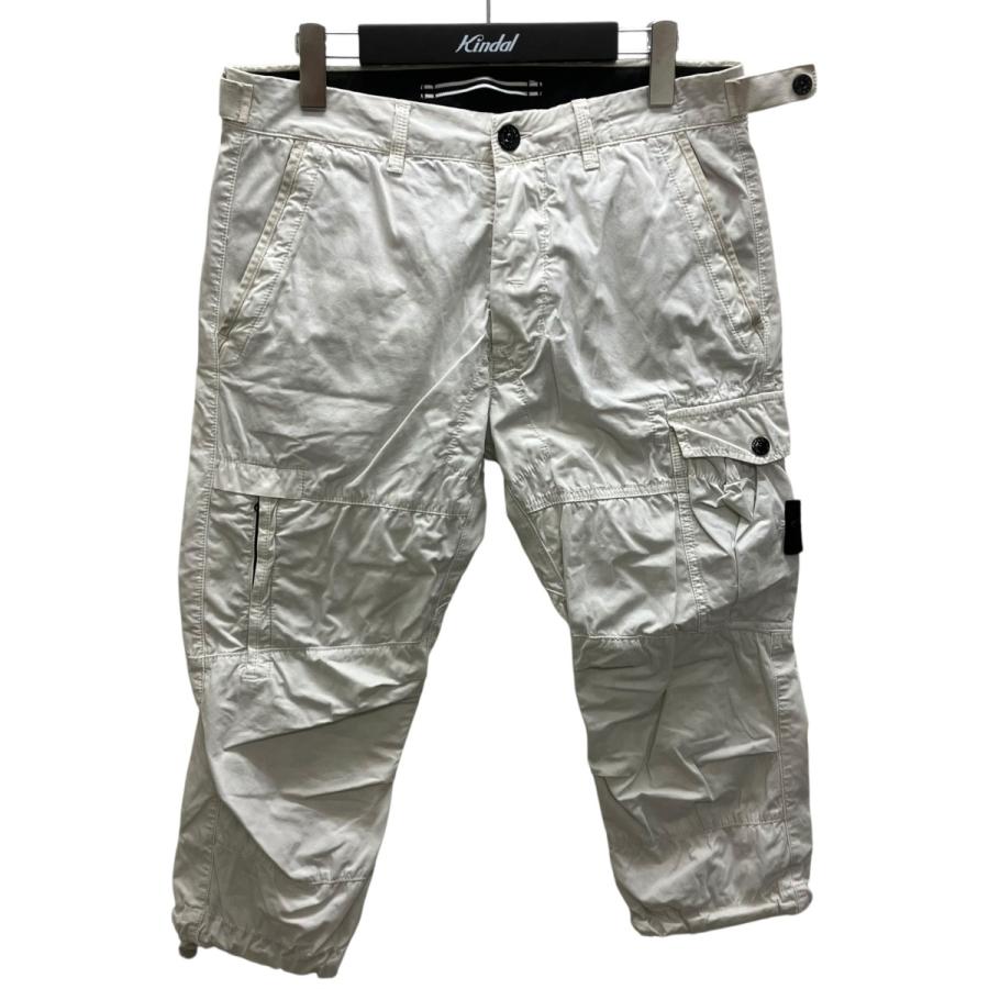 STONE ISLAND（ストーン アイランド） クロップドパンツ ホワイト 