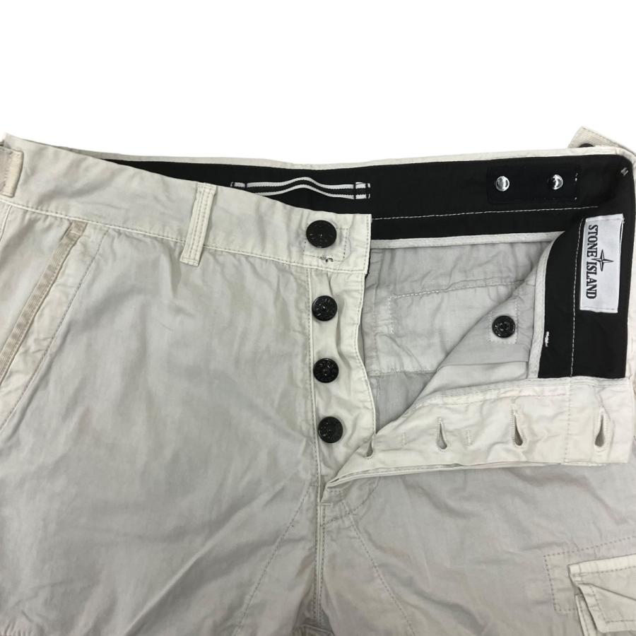 STONE  白パンツ　w30 STONE ISLAND（ストーン アイランド） クロップドパンツ ホワイト