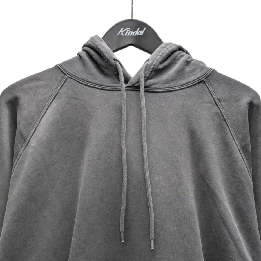 BALENCIAGA バレンシアガ LOGO OUT NOW パーカー グレー BALENCIAGA（バレンシアガ） ロゴ刺繍パーカー グレー サイズ：2