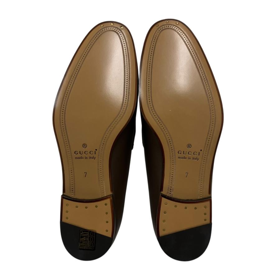 GUCCI グッチ ホースビット ブーツ ブラウン 本革 サイズ7 (約24㎝） GUCCI（グッチ） ホースビットローファー ブラウン サイズ：7