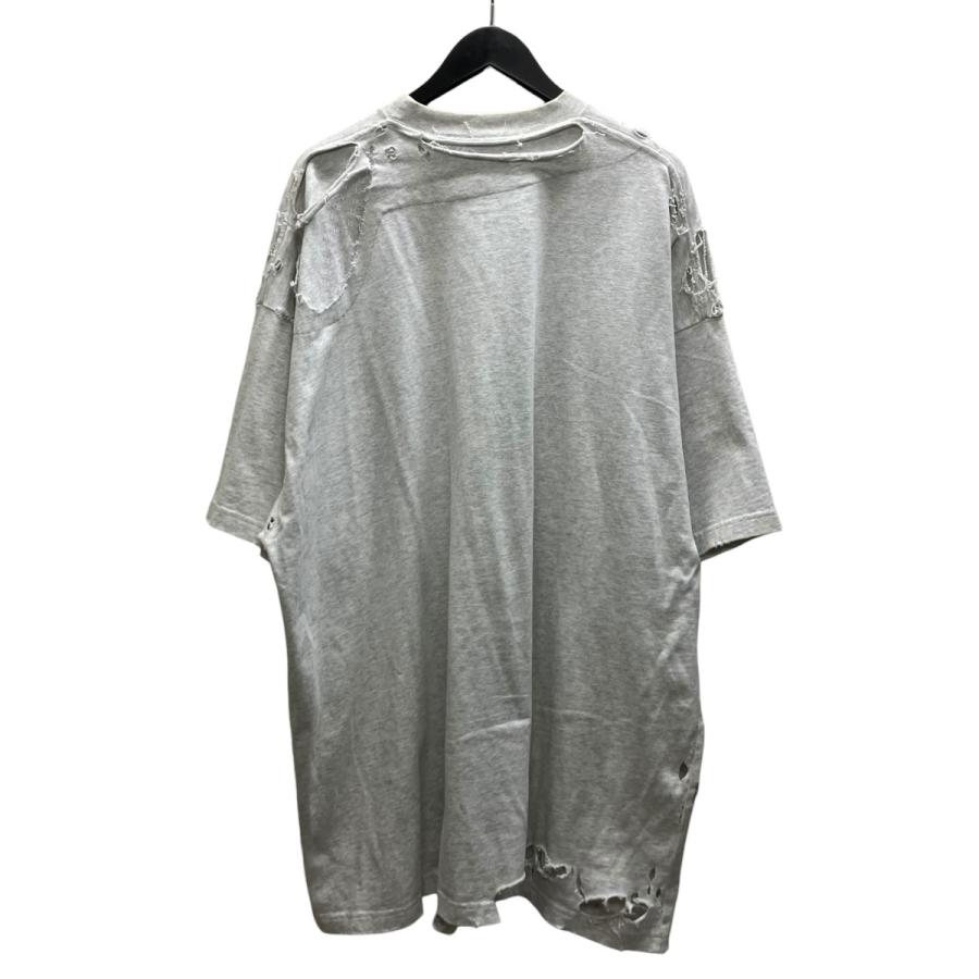 BALENCIAGA（バレンシアガ） デストロイ加工半袖Tシャツ グレー サイズ