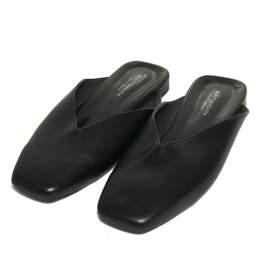 Beauty Youth United Arrows Vカットスクエアミュール ブラック サイズ 36 名古屋栄店 ブランド古着カインドオル 通販 Yahoo ショッピング