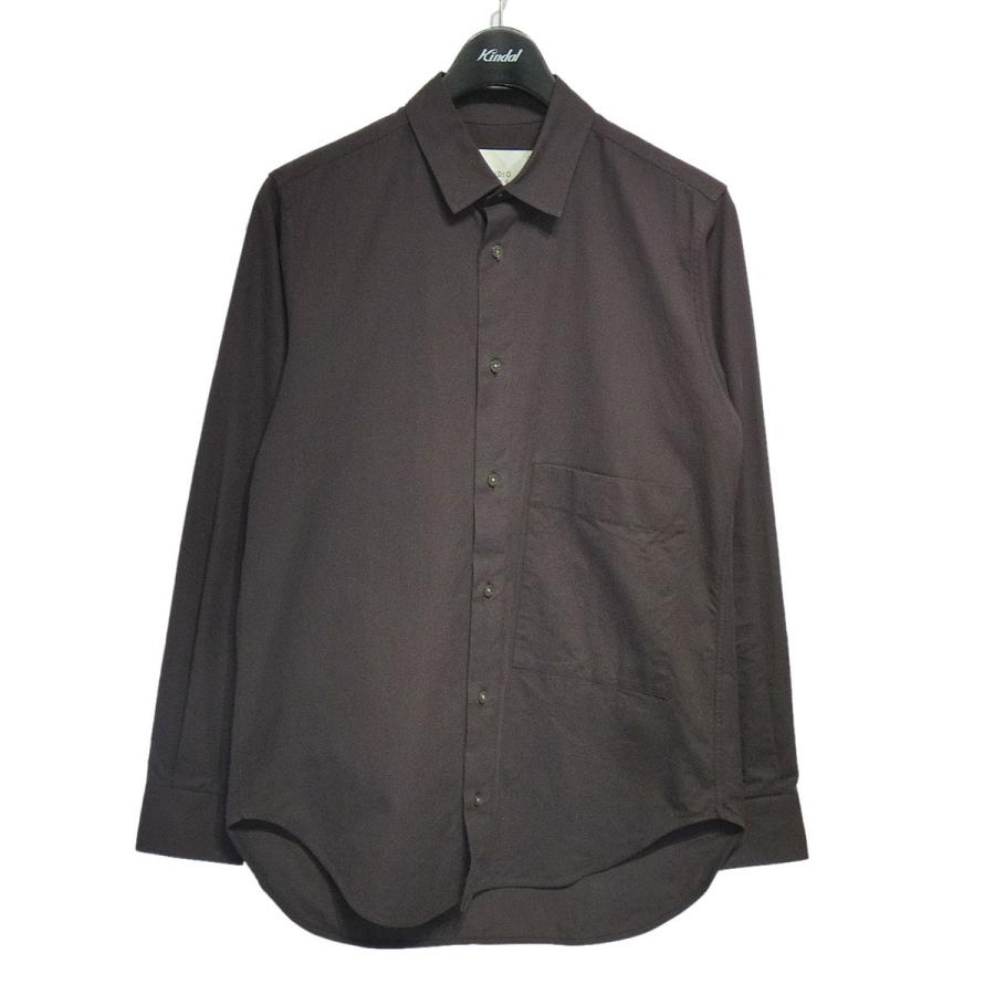 STUDIO NICHOLSON 【値下げ】STUDIO 「CHOME SHIRT」レギュラーカラー 