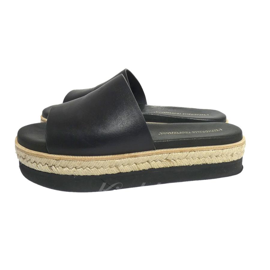 値下げ】L'Espadrille Tropezienne エスパドリーユサンダル ブラック