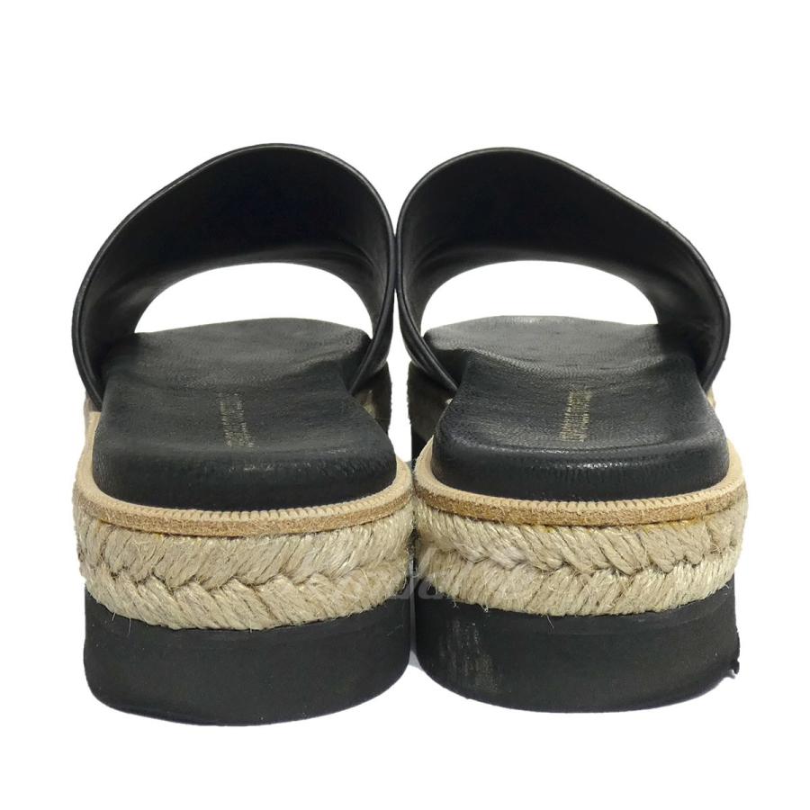 値下げ】L'Espadrille Tropezienne エスパドリーユサンダル ブラック