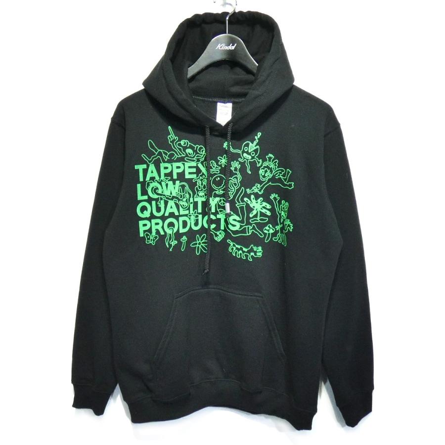 値下げ】TAPPEI ROOM 「TAPPEI HOODIE」プリントパーカー ブラック 