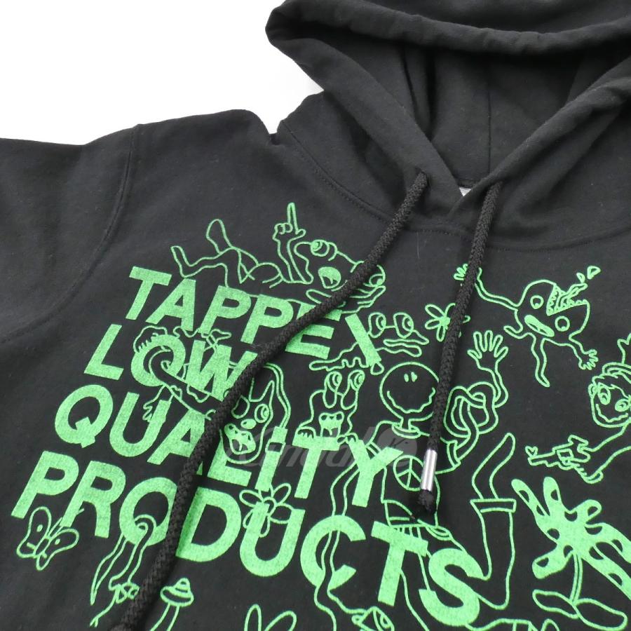 値下げ】TAPPEI ROOM 「TAPPEI HOODIE」プリントパーカー ブラック 