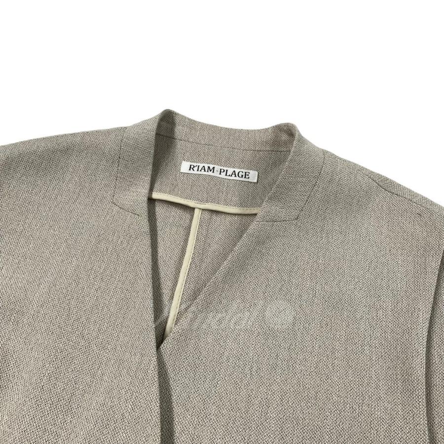 リアムプラージュ　リネン混ベスト　ジレ　リボン付き　日本製 海外 正規品】 リアムプラージュ リネン混ベスト 日本製 リボン