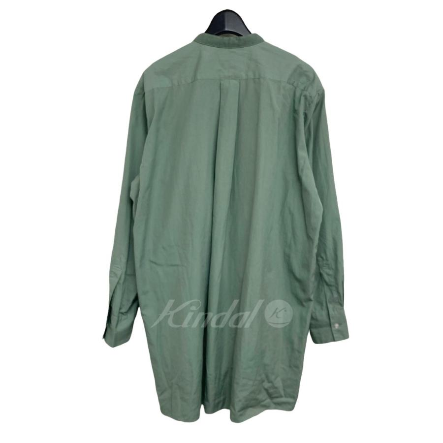 6(ROKU) BEAUTY＆YOUTH 「BOTANICAL DYE DRESS SHIRT」 ノーカラー  