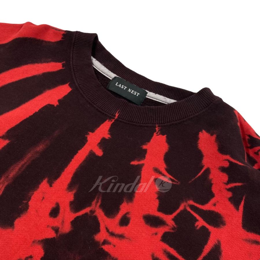 NUBIAN限定 LAST NEST CROSS TIE-DYE SWEAT