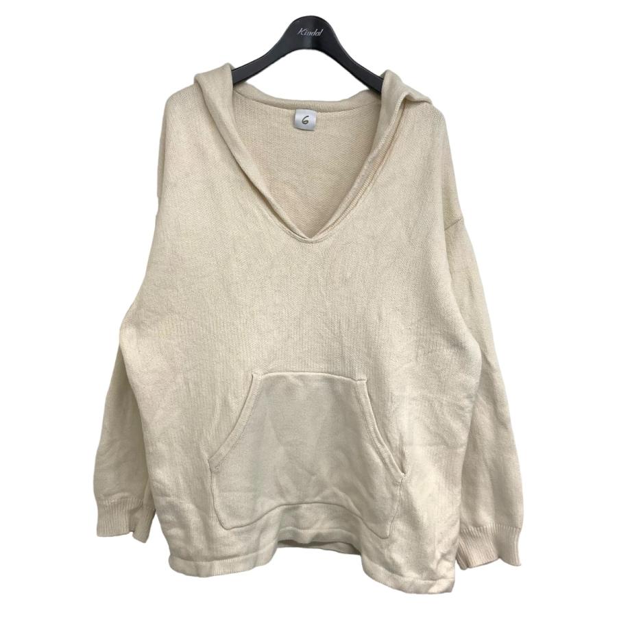 6(ROKU) BEAUTY＆YOUTH 「SAILOR」 プルオーバーパーカー アイボリー