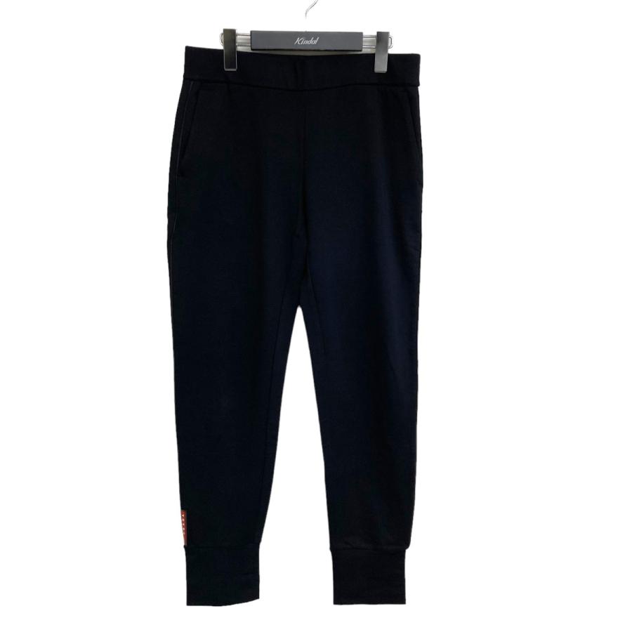 プラダスポーツ PRADA SPORTS コットンジョガーパンツ ブラック サイズ