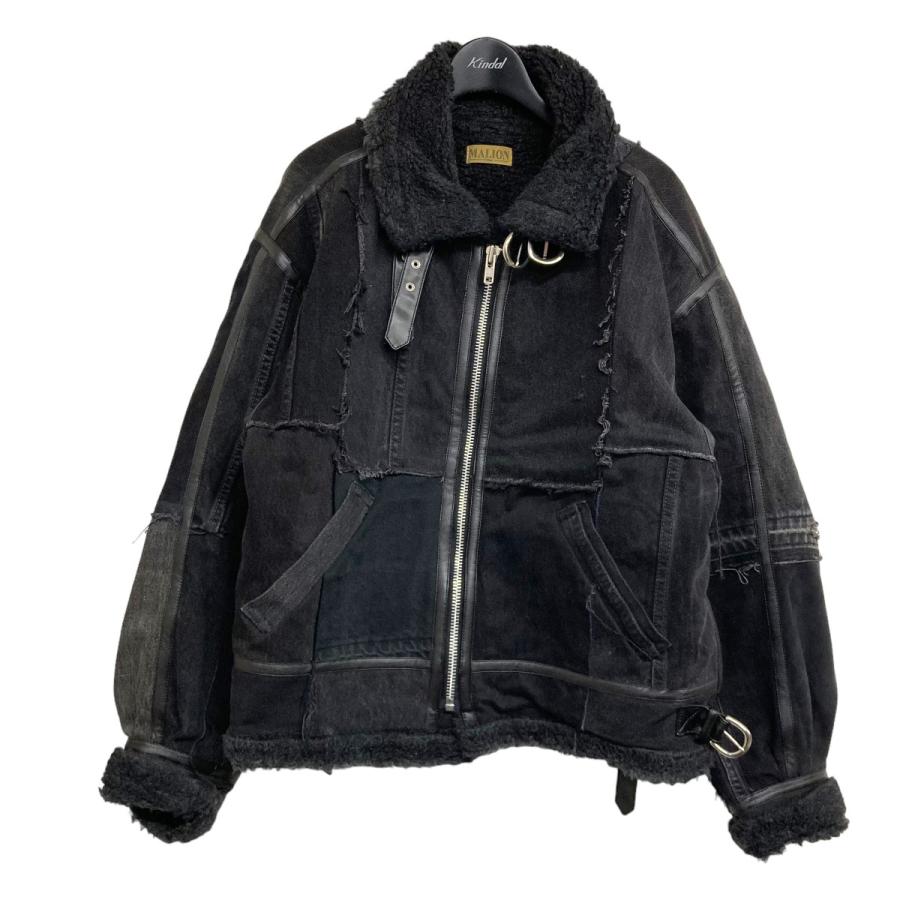 マリオンヴィンテージ MALION VINTAGE フライトジャケット ブラック 