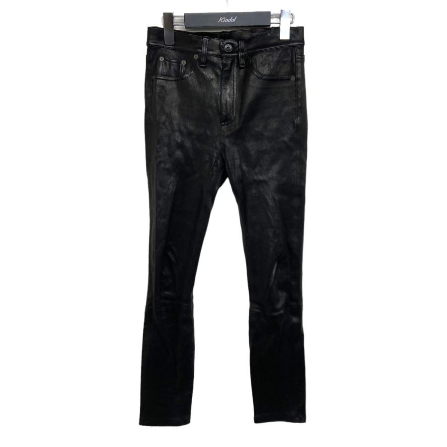 値下げ】rag＆bone レザーパンツ ブラック サイズ：25 (名古屋栄店  