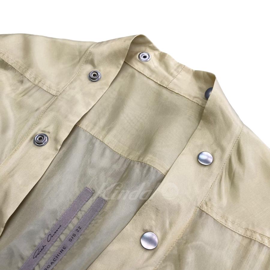 値下げ】Rick Owens 2022SS 「LARRY SHIRT」 ラリーシャツ イエロー 