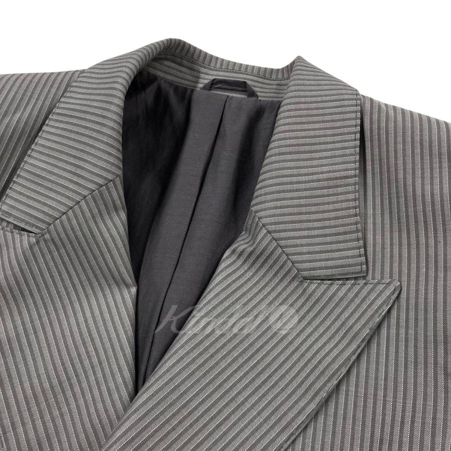 値下げ】soduk 2022AW 「stitching vest」 ストライプベスト グレー 