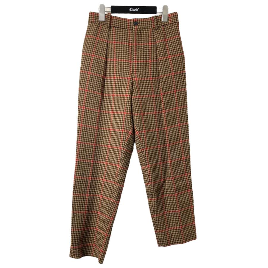markaware マーカウェア MARKAWARE FRONT PLEATS PEGTOP SHETLAND WOOL 