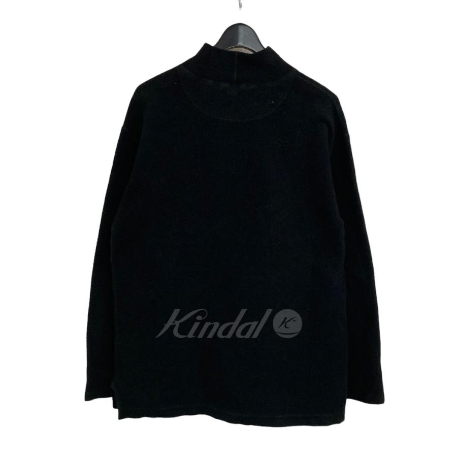レディッシュブラウン reddish brown モックネックカットソー ブラック 