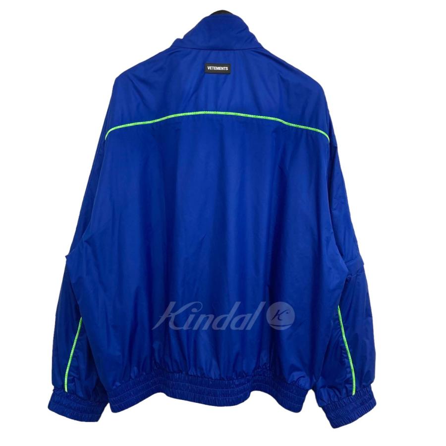 値下げ】VETEMENTS 「Nylon Track Jacket」 ナイロンジャケット ブルー