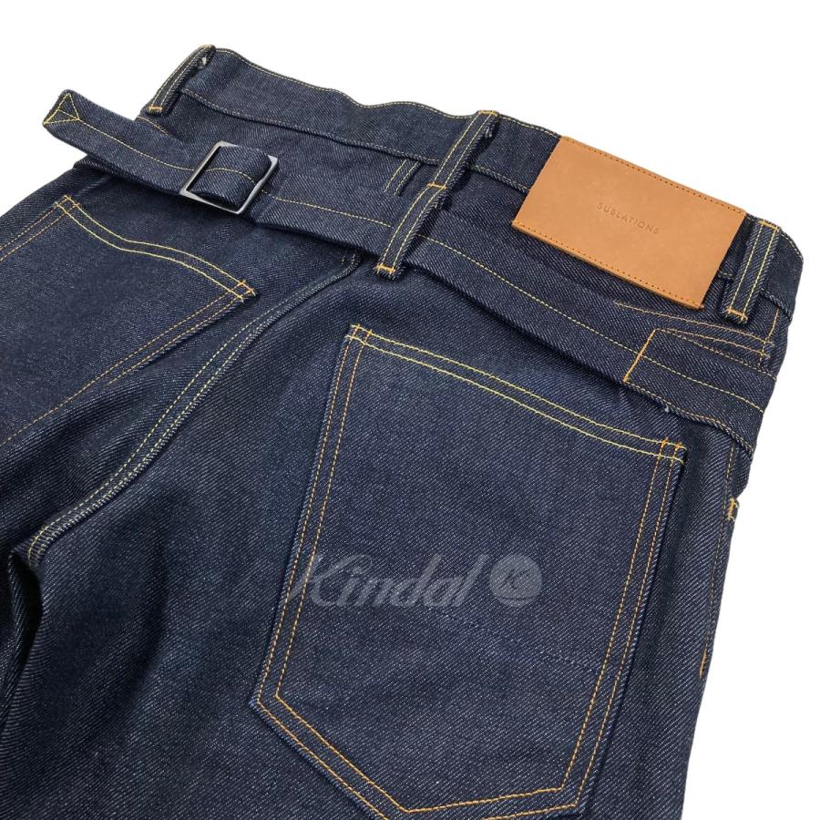 値下げ】SUBLATIONS 「SLIM TAPERD SELVEDGE DENIM PANTS」 デニム 