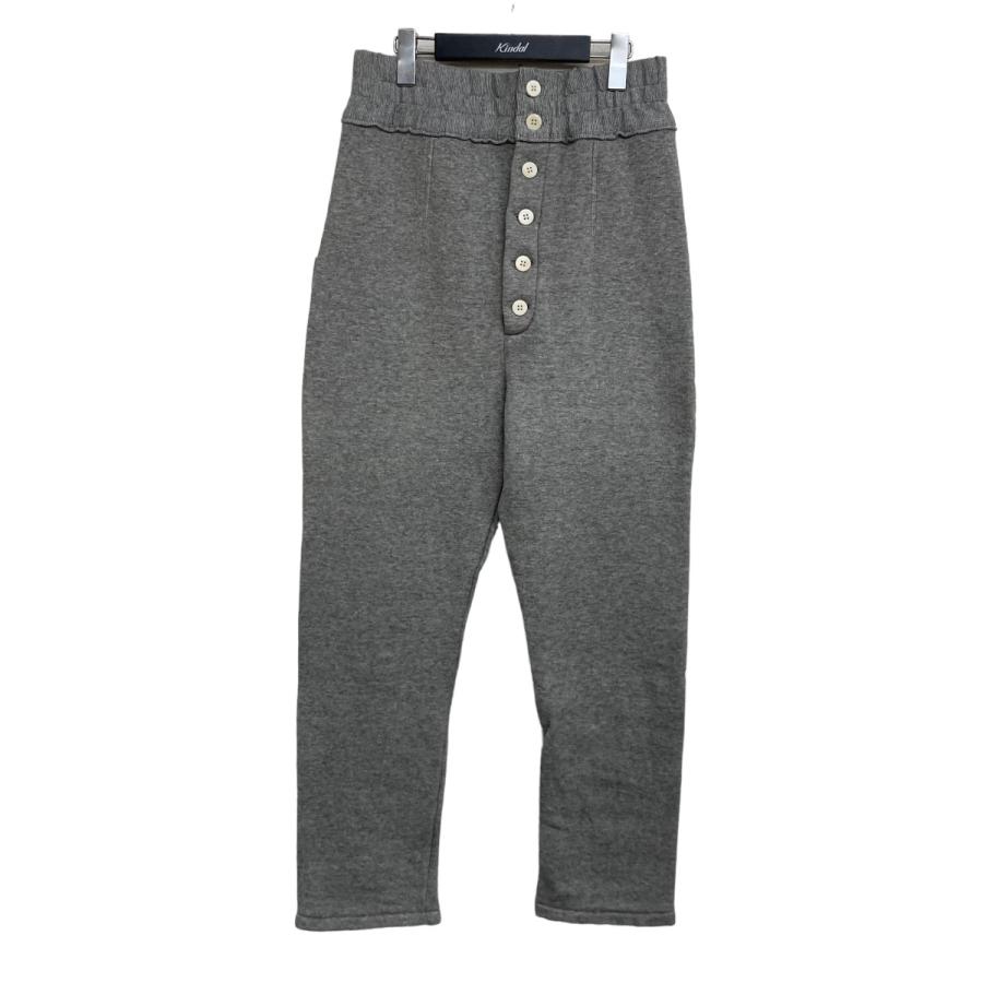 値下げ】SEEALL 「YAK TERRY BUTTON SWEAT」 スウェットパンツ グレー  