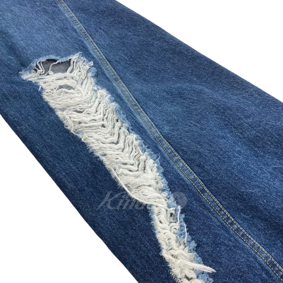 値下げ】yuki hashimoto 「TWISTED JEANS」 ダメージデニムパンツ 