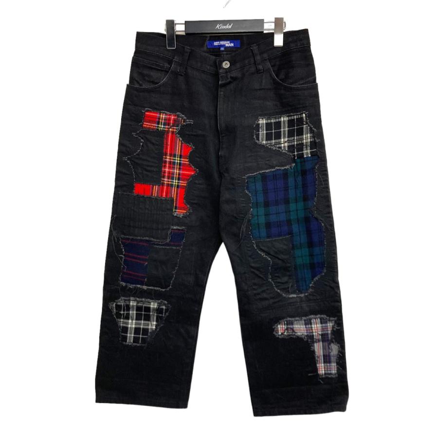 値下げ】JUNYA WATANABE MAN 2014AW パッチワークデニムパンツ 