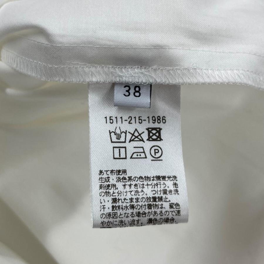 ユナイテッドアローズ UNITED ARROWS コットンバンドカラーシャツ ホワイト サイズ：38｜kindal｜05