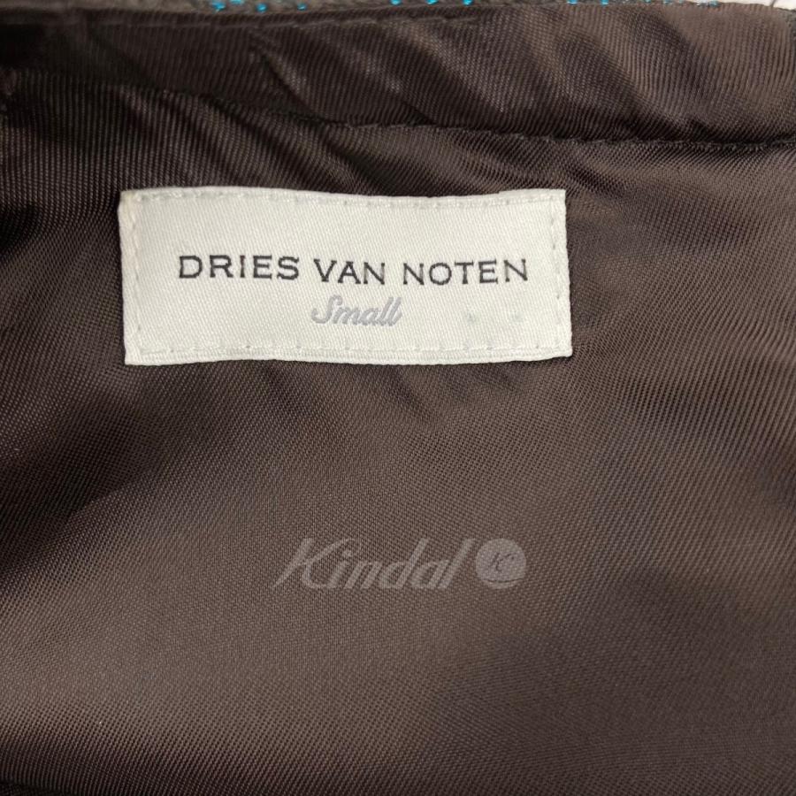 【値下げ】DRIES VAN NOTEN 2020AW ジャカードラグランワンピース ブラウン サイズ：S (名古屋栄店)｜kindal｜06