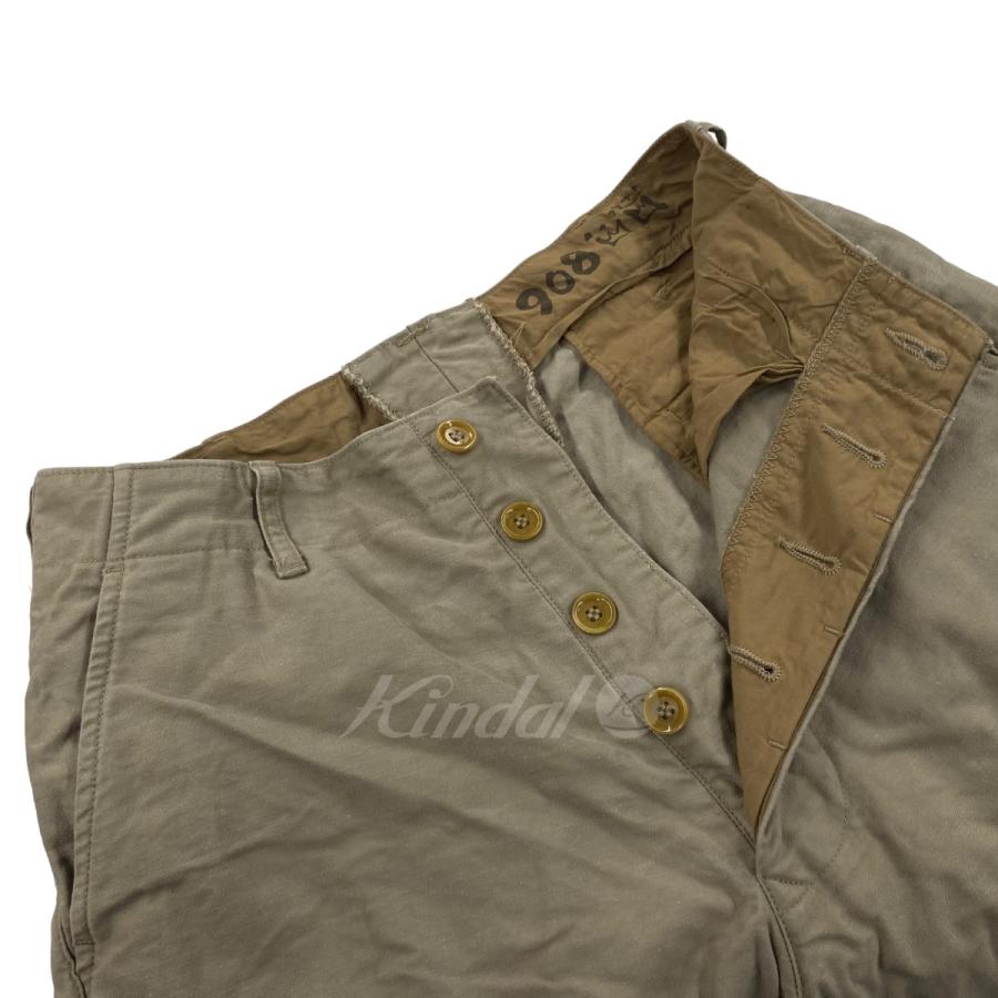 現行 45r おこめサテンの908チーゴパンツ ベージュ 45R 【値下げ】45R おこめサテンの908チーゴパンツ ベージュ