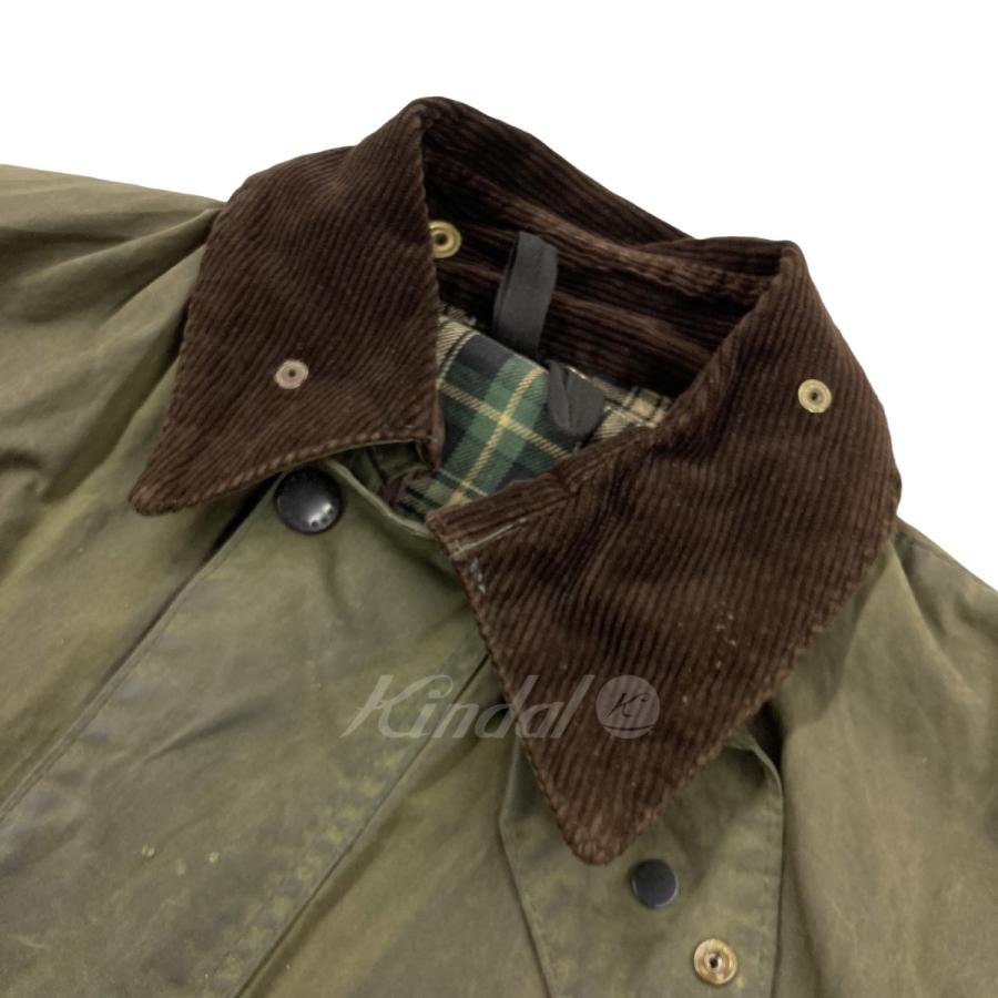 バブアー Barbour 「A200 BORDER」 オイルドジャケット 8702102 オリーブ サイズ：91cm 36in｜kindal｜03