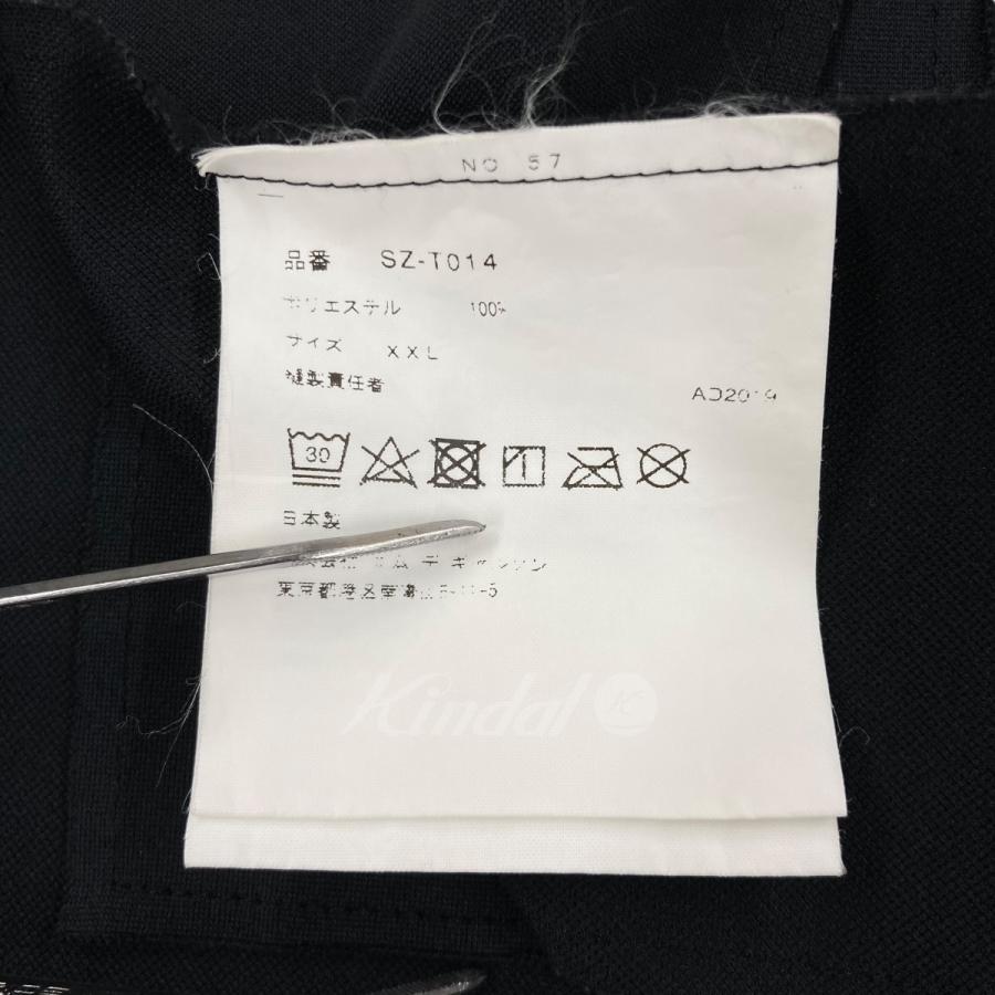 コムデギャルソン・シーディージー CDG カッティングロゴTシャツ ブラック サイズ：XXL｜kindal｜06