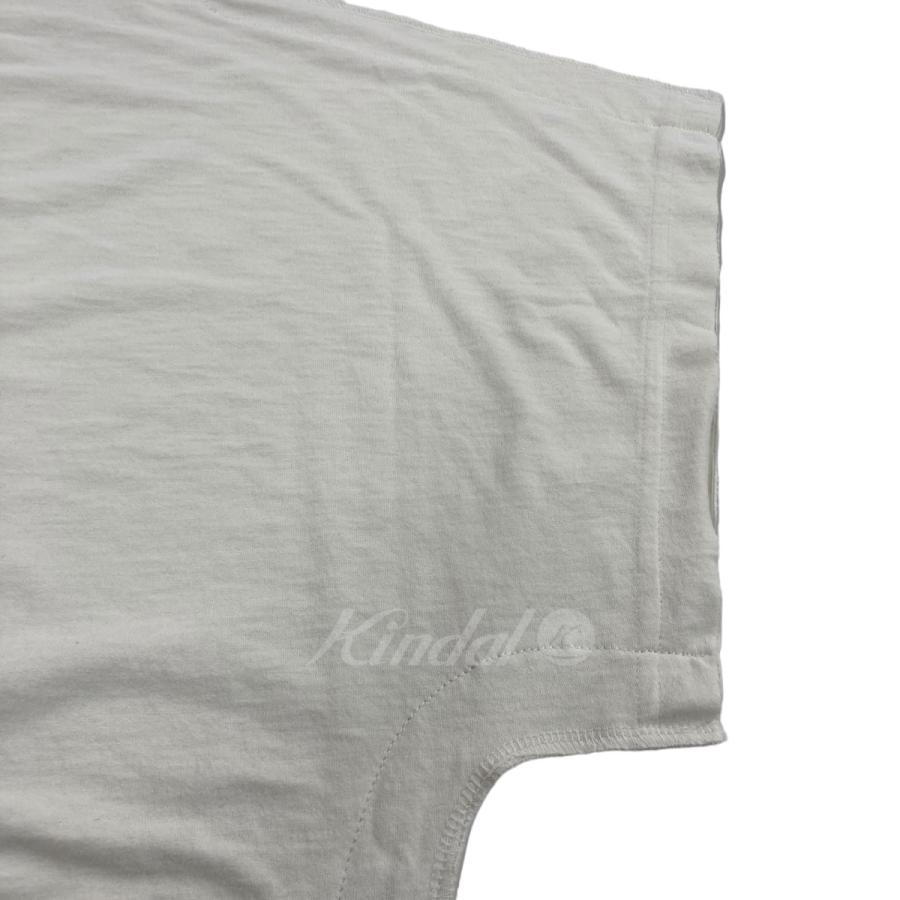 ゾミアン ZOMIAN 「Logo T-shirts」 ロゴプリントクルーネックTシャツ アイボリー サイズ：3｜kindal｜04