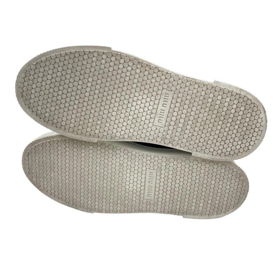 miu 【値下げ】MIU MIU ローカットスニーカー 5E165D ブラック サイズ  